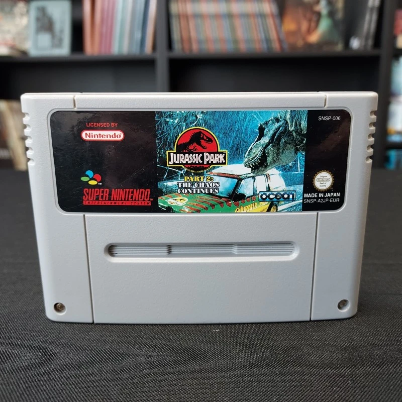 JURASSIC PARK PART 2 THE CHAOS CONTINUES CARTOUCHE SEULE EUR SUPER NINTENDO SNES 3 JURASSIC PARK PART 2 THE CHAOS CONTINUES CARTOUCHE SEULE EUR SUPER NINTENDO SNES