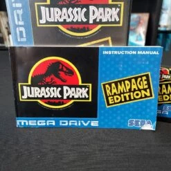 JURASSIC PARK RAMPAGE EDITION COMPLET MEGA DRIVE -Promos Jeu Boutique jurassic park rampage edition complet mega drive 9