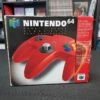 MANETTE NINTENDO 64 ROUGE OFFICIELLE BOITE AVEC CALE -Promos Jeu Boutique manette nintendo 64 rouge officielle boite avec cale
