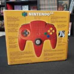 MANETTE NINTENDO 64 ROUGE OFFICIELLE BOITE AVEC CALE -Promos Jeu Boutique manette nintendo 64 rouge officielle boite avec cale 2