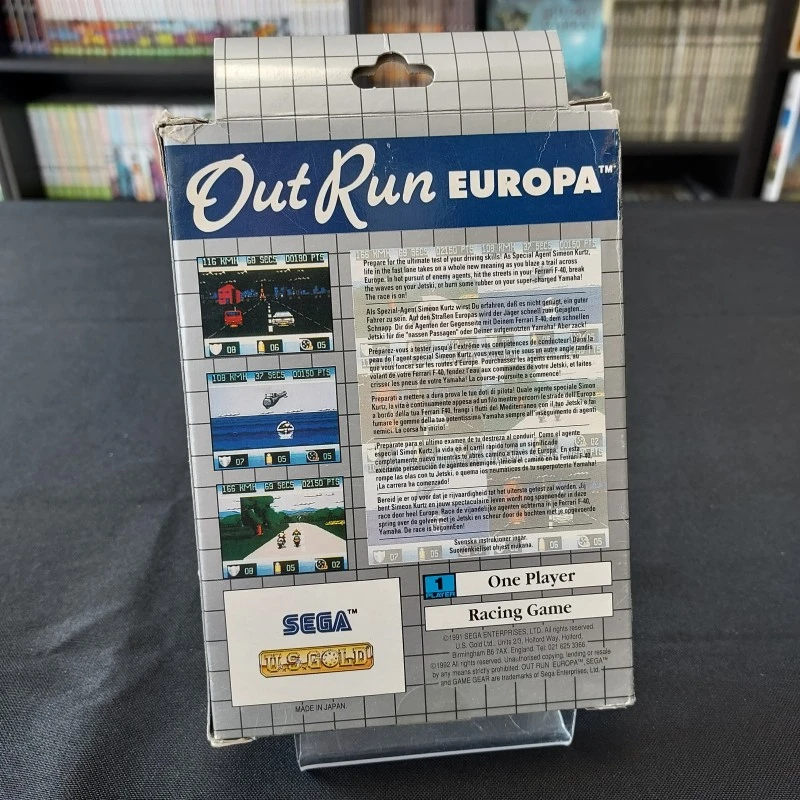 OUT RUN EUROPA SANS CALE AVEC NOTICE SEGA GAME GEAR 5 OUT RUN EUROPA SANS CALE AVEC NOTICE SEGA GAME GEAR – Image 3