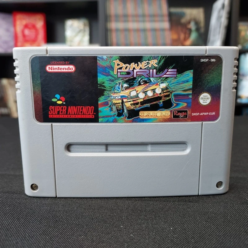 POWER DRIVE CARTOUCHE SEULE SUPER NINTENDO 3 POWER DRIVE CARTOUCHE SEULE SUPER NINTENDO