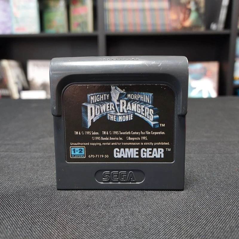 POWER RANGERS THE MOVIE CARTOUCHE SEULE GAME GEAR 3 POWER RANGERS THE MOVIE CARTOUCHE SEULE GAME GEAR