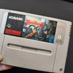 SUPER CASTLEVANIA IV CARTOUCHE SEULE JAUNIE FAH SUPER NINTENDO -Promos Jeu Boutique super castlevania iv cartouche seule jaunie fah super nintendo 4