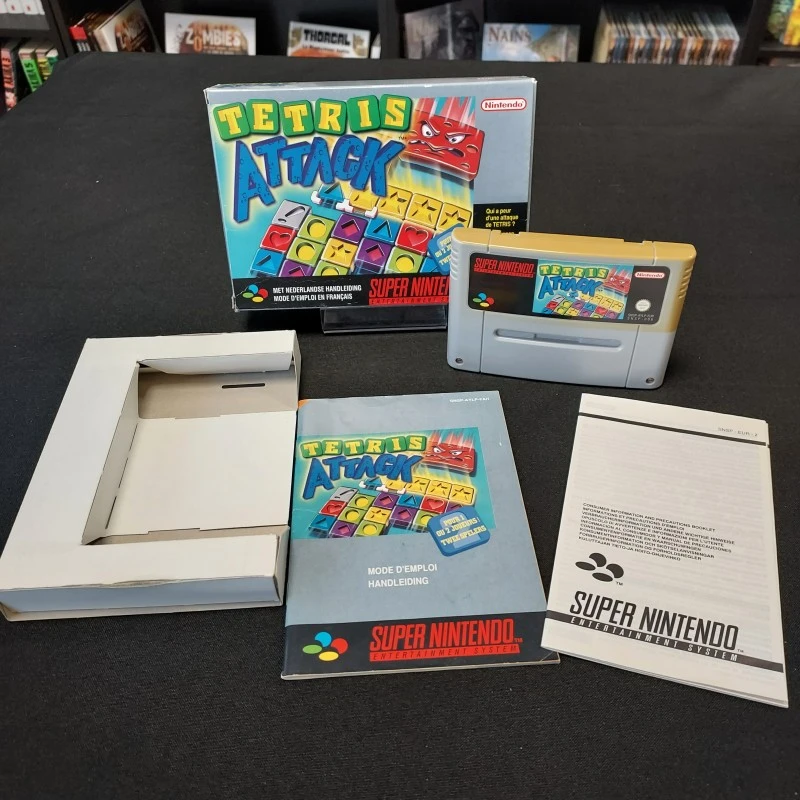 TETRIS ATTACK COMPLET FAH CARTOUCHE ABIMEE SUPER NINTENDO SNES 4 TETRIS ATTACK COMPLET FAH CARTOUCHE ABIMEE SUPER NINTENDO SNES – Image 2