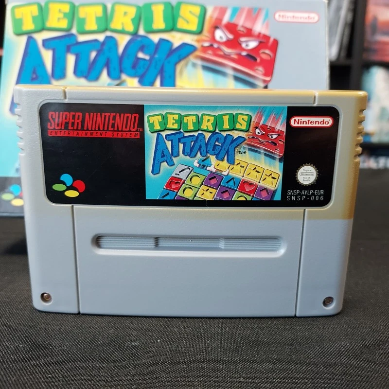 TETRIS ATTACK COMPLET FAH CARTOUCHE ABIMEE SUPER NINTENDO SNES 9 TETRIS ATTACK COMPLET FAH CARTOUCHE ABIMEE SUPER NINTENDO SNES – Image 7