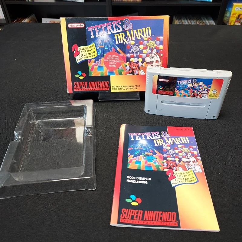 TETRIS & DR. MARIO COMPLET FAH SUPER NINTENDO 4 TETRIS & DR. MARIO COMPLET FAH SUPER NINTENDO – Image 2