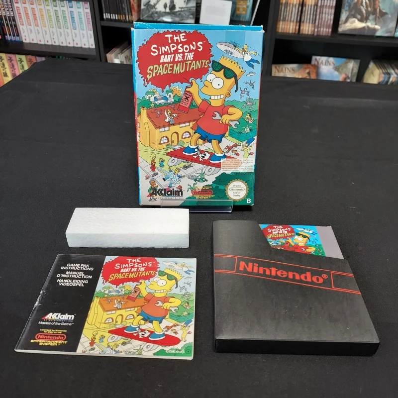 THE SIMPSONS BART VS THE SPACE MUTANTS COMPLET PAL FRA NOTICE ABIMEE + DECHIRURE LANGUETTE NINTENDO NES 4 THE SIMPSONS BART VS THE SPACE MUTANTS COMPLET PAL FRA NOTICE ABIMEE + DECHIRURE LANGUETTE NINTENDO NES – Image 2