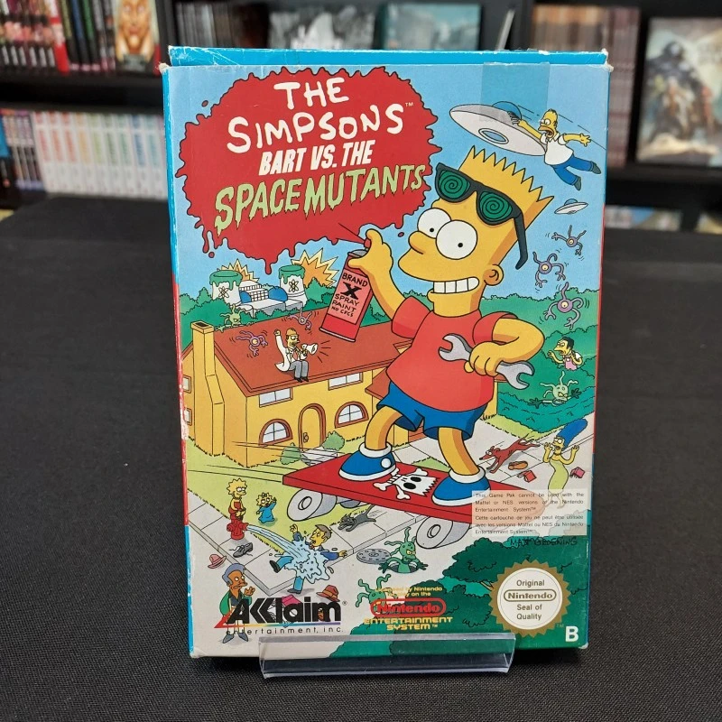 THE SIMPSONS BART VS THE SPACE MUTANTS COMPLET PAL FRA NOTICE ABIMEE + DECHIRURE LANGUETTE NINTENDO NES 3 THE SIMPSONS BART VS THE SPACE MUTANTS COMPLET PAL FRA NOTICE ABIMEE + DECHIRURE LANGUETTE NINTENDO NES