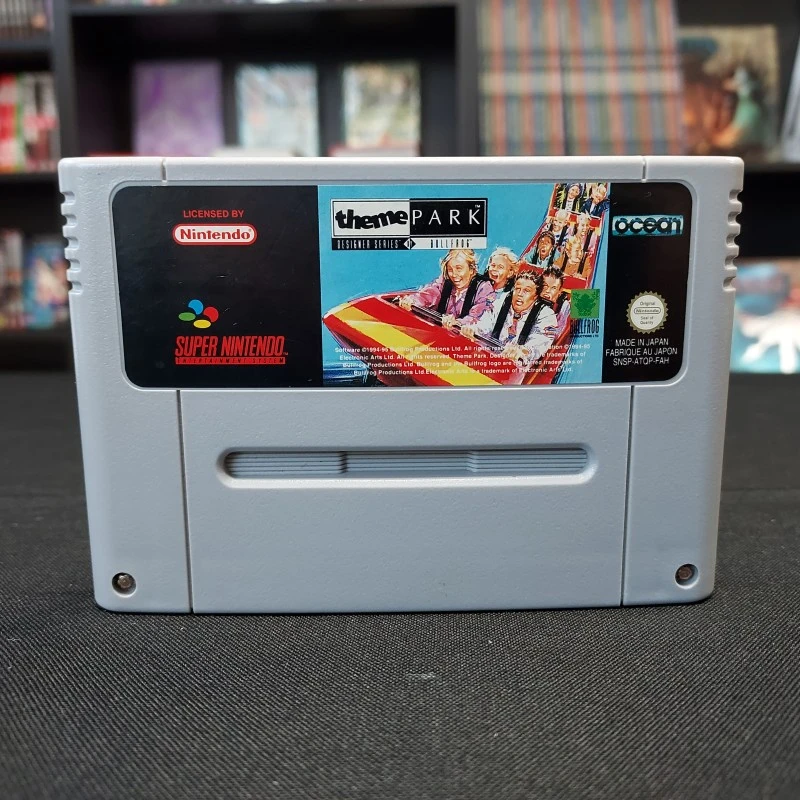 THEME PARK CARTOUCHE SEULE FAH SNES 3 THEME PARK CARTOUCHE SEULE FAH SNES