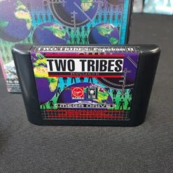 TWO TRIBES POPULOUS 2 COMPLET NOTICE ABIMEE MEGA DRIVE -Promos Jeu Boutique two tribes populous 2 complet notice abimee mega drive 4