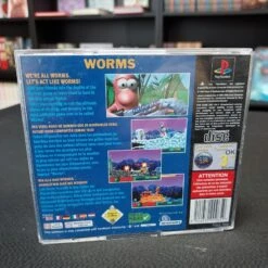 WORMS BEST OF INFOGRAMMES COMPLET PS1 BOITE ABIMEE -Promos Jeu Boutique worms best of infogrammes complet ps1 boite abimee 3